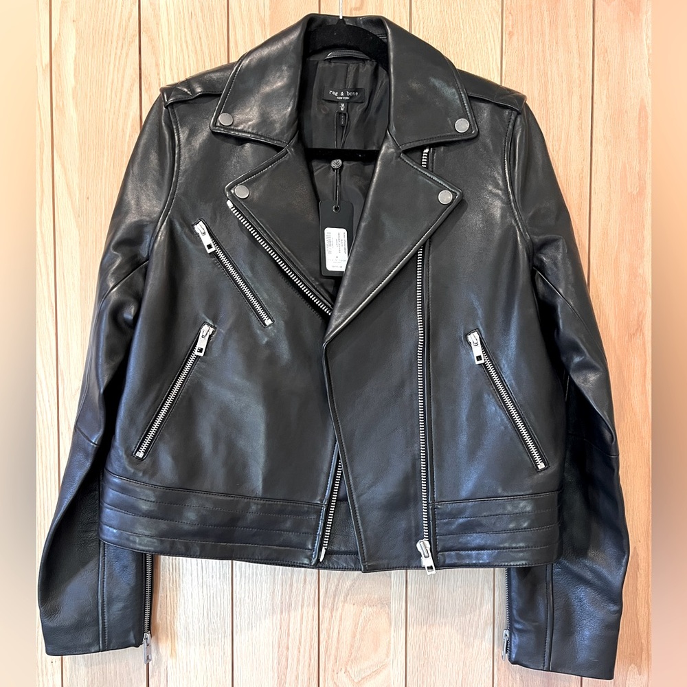 Rag & Bone Mercer lamb leather jacket